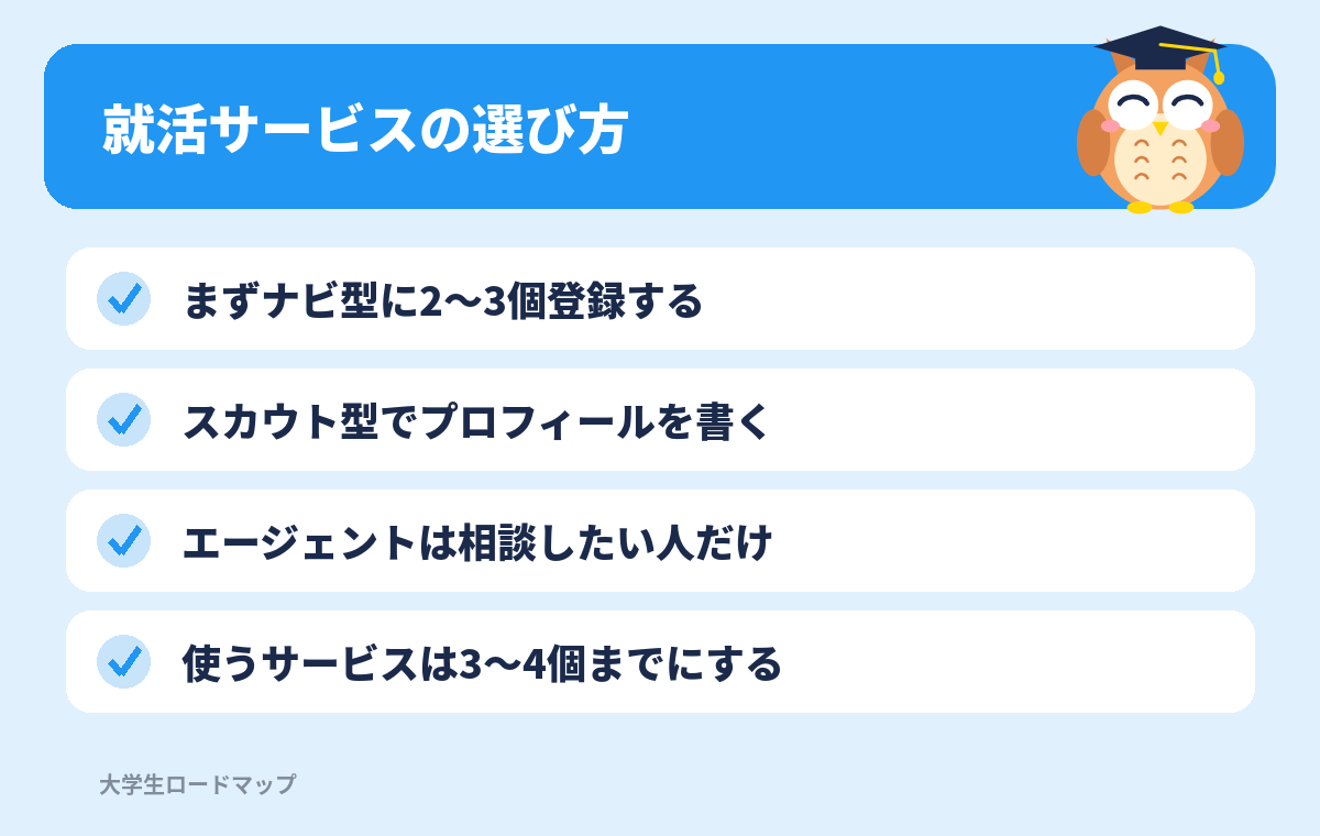 就活サービスの選び方